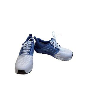 Timberland Pro Womens Blue & White Alloy Toe Sneakers Size 9M SKU 7710